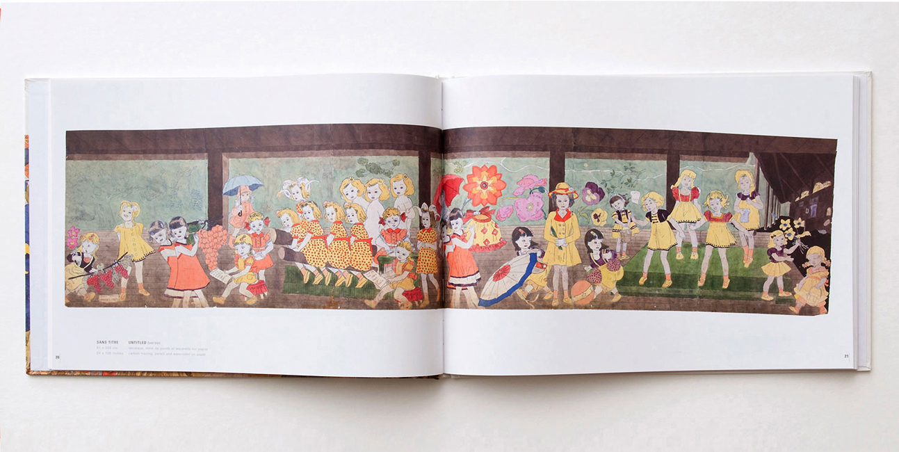 Henry Darger book page spread 20 and 21