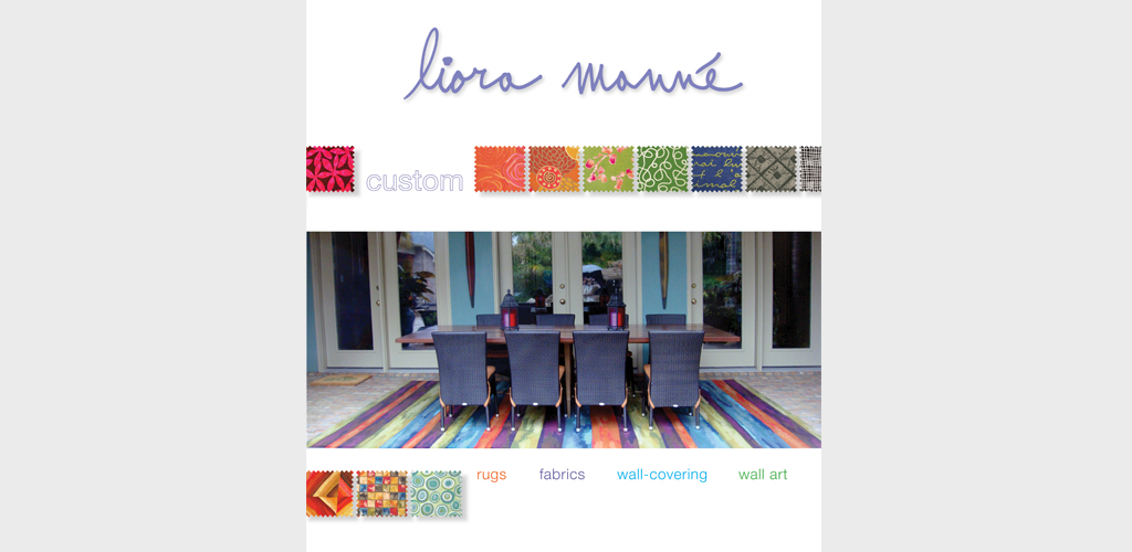 Liora Manne Custom Line print advertisment
